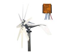 Turbina Eolica, 100. 0W 2000W. Generatore di turbine eoliche generatore 1 2v24v. mulini a vento for barca con Mppt. Velocità del a basso rumore controller(With MPPT,8 BLADES_12V_2000W)