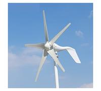Turbina Eolica, 100. 0W 24 V. Generatore della turbina eolica con Mppt. del controller 8 lame Turbina piccola for uso domestico ad alta efficienza(5,Hybrid Control,24V)