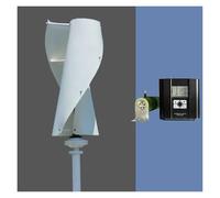 Turbina eolica a 2 pale 5000 W 3000 W 12 V 24 V 48 V MPPT Controller piccolo per uso domestico basso rumore ad alta efficienza (con controllo boost, 24 V, 3000 W)