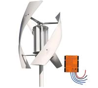 Turbina eolica a levitazione Magnetica Verticale - Potenza silenziosa 3000W/8000W, 3 Pale, regolatore di Carica Impermeabile, Ideale per Uso Domestico, Soluzione efficiente per Le Energie RI