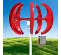 Turbina eolica da 16000 W 12 V 24 V 48 V a 5 pale generatore di lanterna eolica a lanterna, kit di avviamento del vento: 2 M/S, turbine a vento verticale, attrezzatura elettromagnetica del produttore