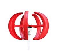 Turbina Eolica, Generatore della turbina eolica, 100W 200W 300 W 5 lame verticali Axi Turbine eoliche Lanterna 1 2 V 24V. Kit turbine(Rot,12V,200W)