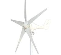 Turbina Eolica, Generatore di turbina a vento Generatore di energia Potenza 800W 1000W 12V 24V 48V Kit completo residenziale con regolatore di carica MPPT for uso domestico(1KW,Turbine Only,48V)