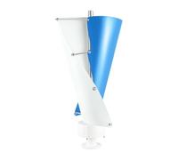 Turbina eolica verticale, 500 W, 24 V, turbina eolica per la casa, alimentazione industriale, bianco e blu