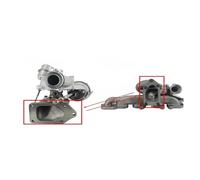 Turbina K04 R2S Turbocompressore 10009700098 Compatibile con VW Transporter VI e T5 CFCA 53049700129 Parti del motore turbo 03L145715J 03L145715JX(A Pair)
