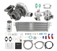 Turbina T3 T4 T04E Turbocompresseur Universal Intercooler + BOV+35/38 Wastegate