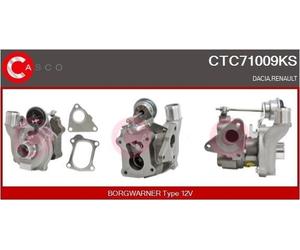 TURBINA TURBOCOMPRESSORE CASCO CTC71009KS PER RENAULT TWINGO DACIA SANDERO DCI