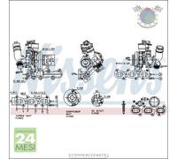 Turbina Turbocompressore Nissens per AUDI A1 SEAT TOLEDO IV IBIZA SKODA RAPID F
