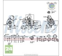 Turbina Turbocompressore Nissens per AUDI Q5 A6 A5 A4 #q3