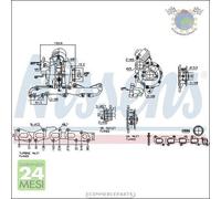 Turbina Turbocompressore Nissens per AUDI Q5 A6 A5 A4 #qv