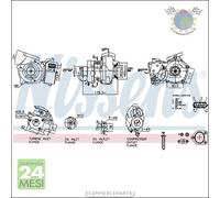 Turbina Turbocompressore Nissens per BMW 1 E87 120