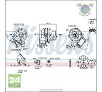Turbina Turbocompressore Nissens per FORD RANGER #q8