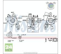 Turbina Turbocompressore Nissens per IVECO DAILY VI IV V #qq