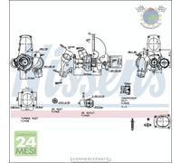 Turbina Turbocompressore Nissens per MERCEDES SPRINTER 519 515 513 419 415 3 #pv