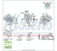 Turbina Turbocompressore Nissens per NISSAN NAVARA PICK