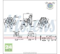 Turbina Turbocompressore Nissens per NISSAN PRIMASTAR NV400 OPEL VIVARO A MOVAN
