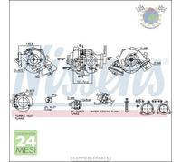 Turbina Turbocompressore Nissens per TOYOTA LAND CRUISER #rf