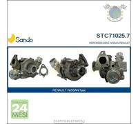 Turbina Turbocompressore Sando per MERCEDES CLASSE GLA 180 B 160 A CITAN 111 10