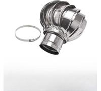 Turbine eoliche da tetto - Ventilatore rotante per tutte le condizioni atmosferiche per scarico del camino, compatibile con tappo di uscita dell'aria da 4" a 16"