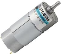 Turbine, motore di rallentamento. 37GB555 Motore con riduttore a vite senza fine CC 12V 24V 5-1000 giri/min(Motor,24V 30rpm)