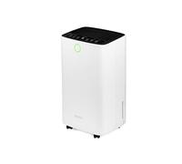Turbionaire Senso 12 Deumidificatore Casa Muffa Portatile 12L/24h, Tanica da 2L, Adatto fino a 22m², Poco rumoroso, Ruote Piroettanti, Riavvio Automatico, Timer, Doppio drenaggio