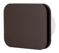 Turbionaire TREND 100 SDBC Aspiratore Per Bagno, Parete/soffitto, Pannello frontale Dark Brown Chocolate, Diametro 100mm, Aspirazione perimetrale, Valvola di non ritorno, Installazione flessibile