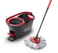 Turbo 3 in 1 set mocio lavapavimenti secchio microfibra manico telescopico Vi...