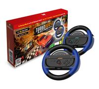 Maxx Tech Turbo Boost Racing Kit for Switch 2 & 1 - Includes: Turbo Boost Racing downloadable code in box; 2x Turbo LED Racing Wheels