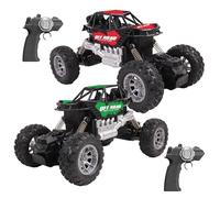 TURBO CHALLENGE - 2 Auto off Road Battle Cars - Tutto Terreno - 093740 - Auto Radiocomandata - Blu - 1/20 - Pronte all’Uso - Plastica - Giocattolo per Bambini - Regali - Compleanno - dai 6 Anni