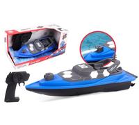 TURBO CHALLENGE - Barca - Spray Boat - 1/22-094127 - Barca Telecomandata - Blu - Batteria Non Inclusa - Giocattolo per Bambini - Compleanno - Getto d'Acqua - Acquatico - da 6 anni in su