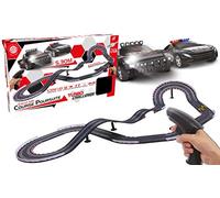 TURBO CHALLENGE - Circuito 530 in 8 con Rotazione in Altezza Trampolino di Lino e Retro di Ane - 2 Veicoli - 5,3 m da Pista - 1/43 - Nero - 092254 - Circuito - da 8 Anni