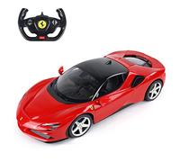 TURBO CHALLENGE - Ferrari SF90 Stradale - RC Prestige - 095615 - Auto Telecomandata - Nero - 1/14 - Batterie Non Incluse - Plastica - A Partire dai 6 anni
