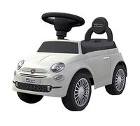TURBO CHALLENGE - Fiat 500 - Camminatore - 119091 - Ruote Libere - Bianco - Max 25 kg - Plastica - Batterie Non Incluse - Giocattolo per Bambini - Regalo - A partire dai 12 mesi