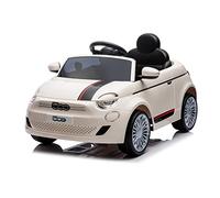 TURBO CHALLENGE - Fiat 500 - Portatore Elettrico - 119221 - Auto Telecomandata - Bianca - Max 30 kg - Plastica - Batterie Ricaricabili e Pile Non Incluse - Dai 3 ai 6 Anni