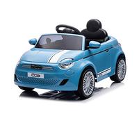 TURBO CHALLENGE - Fiat 500 - Portatore Elettrico - 119223 - Auto Telecomandata - Blu - Max 30 kg - Plastica - Batterie Ricaricabili e Pile Non Incluse - Da 3 a 6 Anni