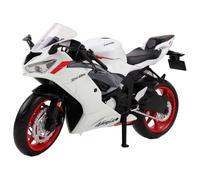 TURBO CHALLENGE - Moto Kawasaki Ninja ZX-BR - Die Cast - 029935-1/12 - Veicolo a Ruote Libere - Bianco - Metallo - Giocattolo per Bambini - Regalo - Miniatura - Collezione - Compleanno - dai 3 Anni