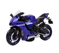 TURBO CHALLENGE - Moto Yamaha YZF-R1 - Die Cast - 029937-1/12 - Veicolo a Ruote Libere - Blu - Metallo - Giocattolo per Bambini - Miniatura - Collezione - Compleanno - Senza Pile - 3 Anni