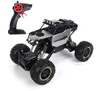 TURBO CHALLENGE - Vaporize - Extreme Crawler - 1/18 - 098404 - Auto Telecomandata - Argento - Pronta all'Uso - Opzione Fumo - Batteria Ricaricabile e Batterie Incluse - Metallo - A Partire dai 6 anni