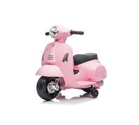 TURBO CHALLENGE - Vespa Gts - Portatore Elettrico - 119168 - Scooter - Rosa Pallido - Pronto per Guidare - Max 25Kg - Plastica - Batterie Ricaricabili - A partire dai 18 mesi