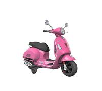 TURBO CHALLENGE - Vespa - Portatore Elettrico - 119134 - Scooter - Rosa - Pronto a Guidare - Max 30 kg - Plastica - Batterie Ricaricabili - Dai 3 ai 6 anni