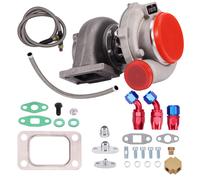 Turbo Charger for GT30 GT3076 GT3037 + Oil Feed Return Line Kit Turbocompressore