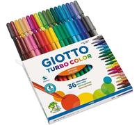Turbo Color - Astuccio Da 36 Pennarelli a Punta Fine, 2.8Mm, Colori Intensi