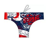 Turbo Costume Da Bagno A Slip Maori Flag Waterpolo