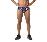Turbo Costume Da Bagno A Slip Roses & Skulls