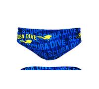 Turbo - Costume da bagno Scuba Dive Flash da pallanuoto competizione nuoto e triathlon, blu, S