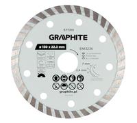 Turbo Disco da taglio diamantato per calcestruzzo granito 150 x 22,22 mm asciutto