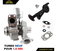 Turbo DV6 1.6 HDI 90 110 per Peugeot 206 207 307 308 407 C3 C4 C5 Citroen Xsara