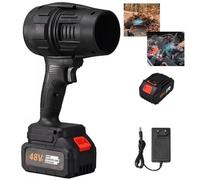 Turbo Jet Blower, 2025 Nuovo spolverino Turbo Super Power Senza Fili, Jet PRO Maxx Portatile, Storm Industries Jet Blower, for Asciugatura e Pulizia dell'auto(Black)