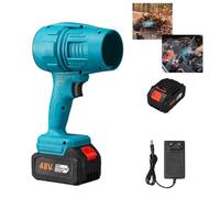 Turbo Jet Blower, 2025 Nuovo spolverino Turbo Super Power Senza Fili, Jet PRO Maxx Portatile, Storm Industries Jet Blower, for Asciugatura e Pulizia dell'auto(Blue)
