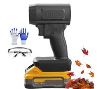 Turbo Jet Double Blow V2.0, 2025 - Soffiatore elettrico senza fili, 130.000 giri/min, 200 mph, portatile, portatile, per patio, prato, foglie (per Makita)